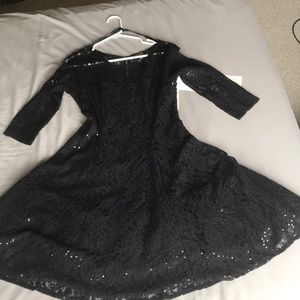 Sparkly black dress